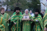 В главном соборе края встретили ковчег с частью Пояса Пресвятой Богородицы