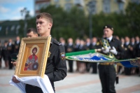 Глава Приамурской митрополии совершил чин освящения знамени Управления Федеральной службы судебных приставов  по Хабаровскому краю