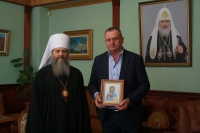 Правящий архиерей встретился с известным хабаровским архитектором